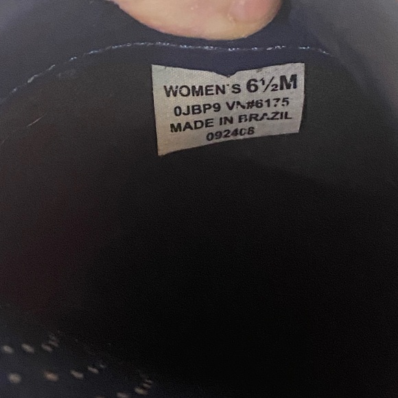 L L Bean Women’s Embroidered Anchor Red Suede Slides Clogs Mules Size 6.5 - Picture 10 of 11